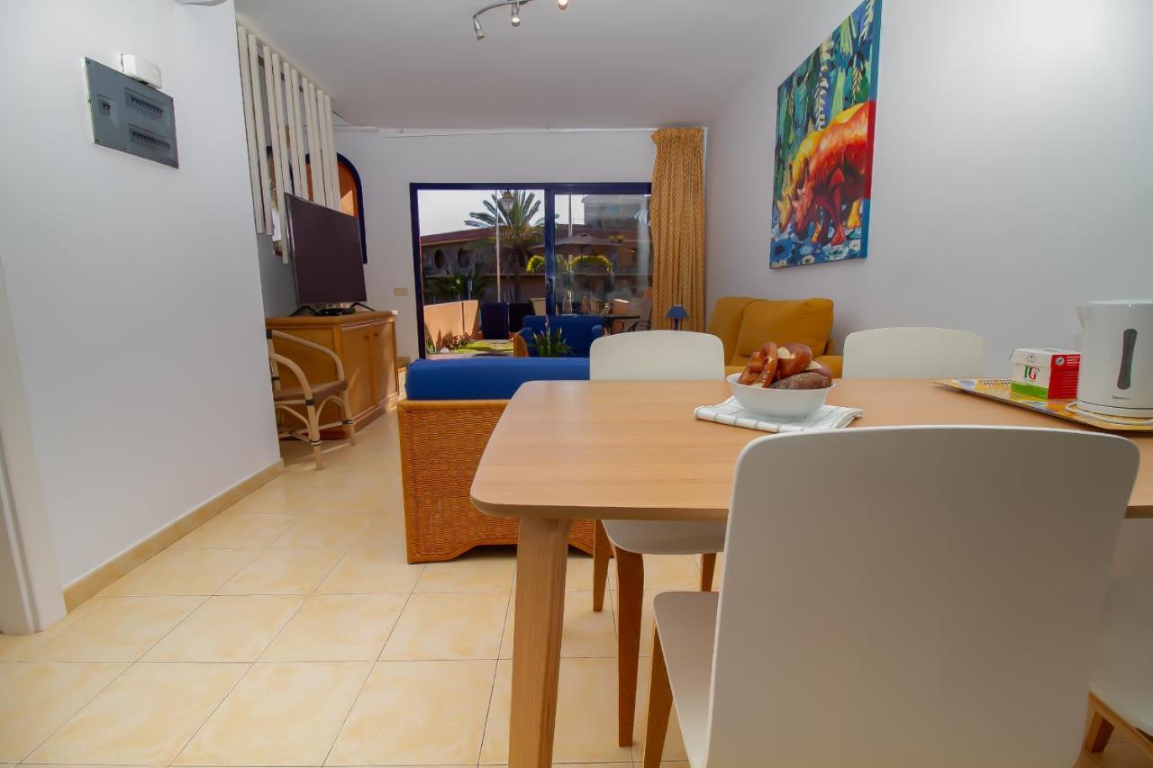 Duplex Meloneras With Free Wifi And Private Gardenヴィラ エクステリア 写真
